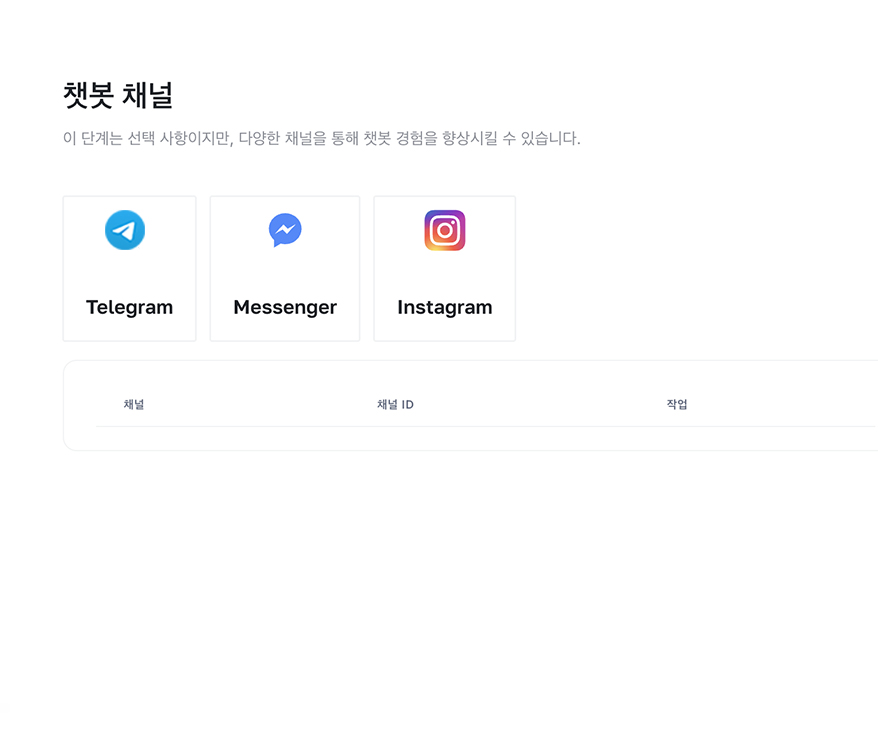 하나의 챗봇, 모든 채널